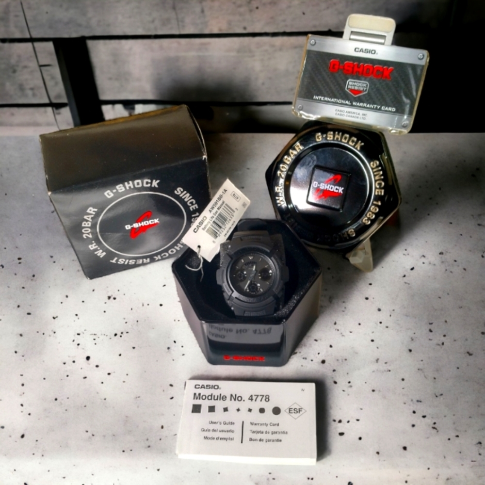 Casio G-Shock AW-591BB-1A Black Out